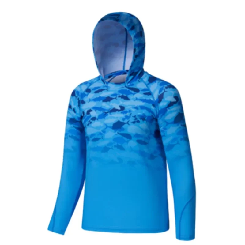 Long Sleeve Windproof Sun Protective Jerseys High-Quality Round Neck Quick-Drying Hooded Printing Fishing Clothing Men's
Long Sleeve Windproof Sun Protective Jerseys High-Quality Round Neck Quick-Drying Hooded Printing Fishing Clothing Men's