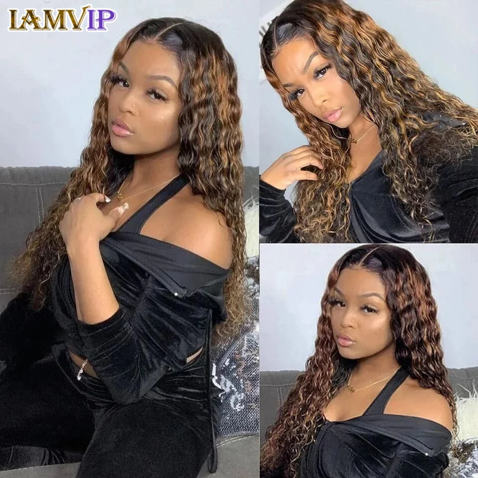 Highlight 13x6 Lace Frontal Wig Deep Wave Blonde Ombre Color Hd Transparent Curly Human Hair Water Wave Lace Font Wigs For Women
Highlight 13x6 Lace Frontal Wig Deep Wave Blonde Ombre Color Hd Transparent Curly Human Hair Water Wave Lace Font Wigs For Women