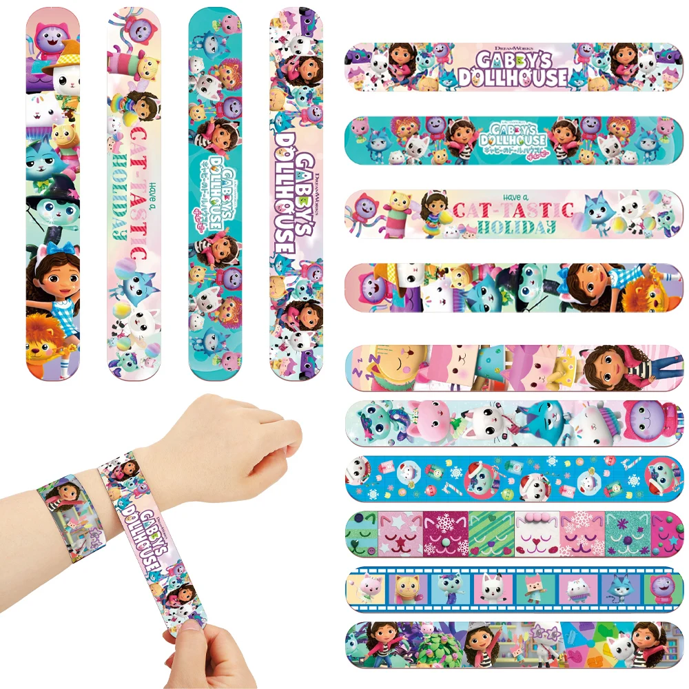 60pcs Gabby Dollhouse Cats Slap Bracelets Party Favors Gifts Wristbands Snap Birthday Party Supplies Pinata Fillers Party Gifts
60pcs Gabby Dollhouse Cats Slap Bracelets Party Favors Gifts Wristbands Snap Birthday Party Supplies Pinata Fillers Party Gifts