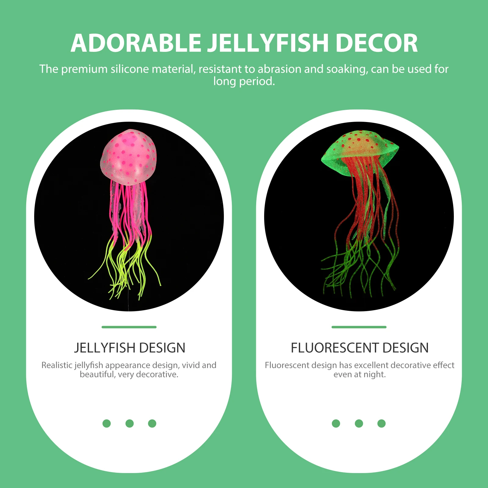 Simulated Jellyfish Decorations Glowing Aquarium Silica Gel Lifelike Fish Tank Decorative Fake Jellyfish Ornaments Wear
Simulated Jellyfish Decorations Glowing Aquarium Silica Gel Lifelike Fish Tank Decorative Fake Jellyfish Ornaments Wear