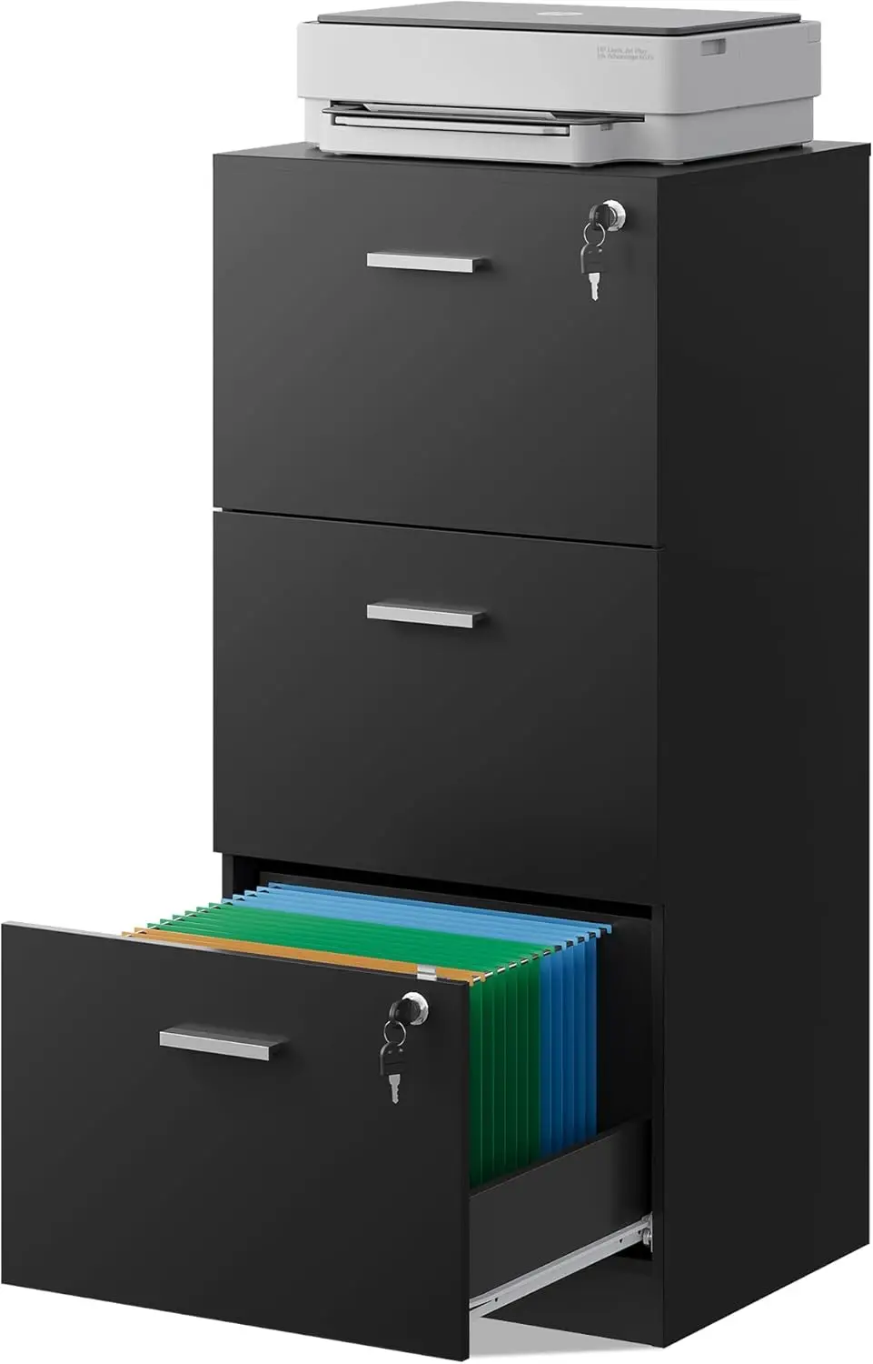 3 Drawer File Cabinet with Lock, Vertical Wood Filing Cabinet for Office Storage, Printer Stand for
3 Drawer File Cabinet with Lock, Vertical Wood Filing Cabinet for Office Storage, Printer Stand for