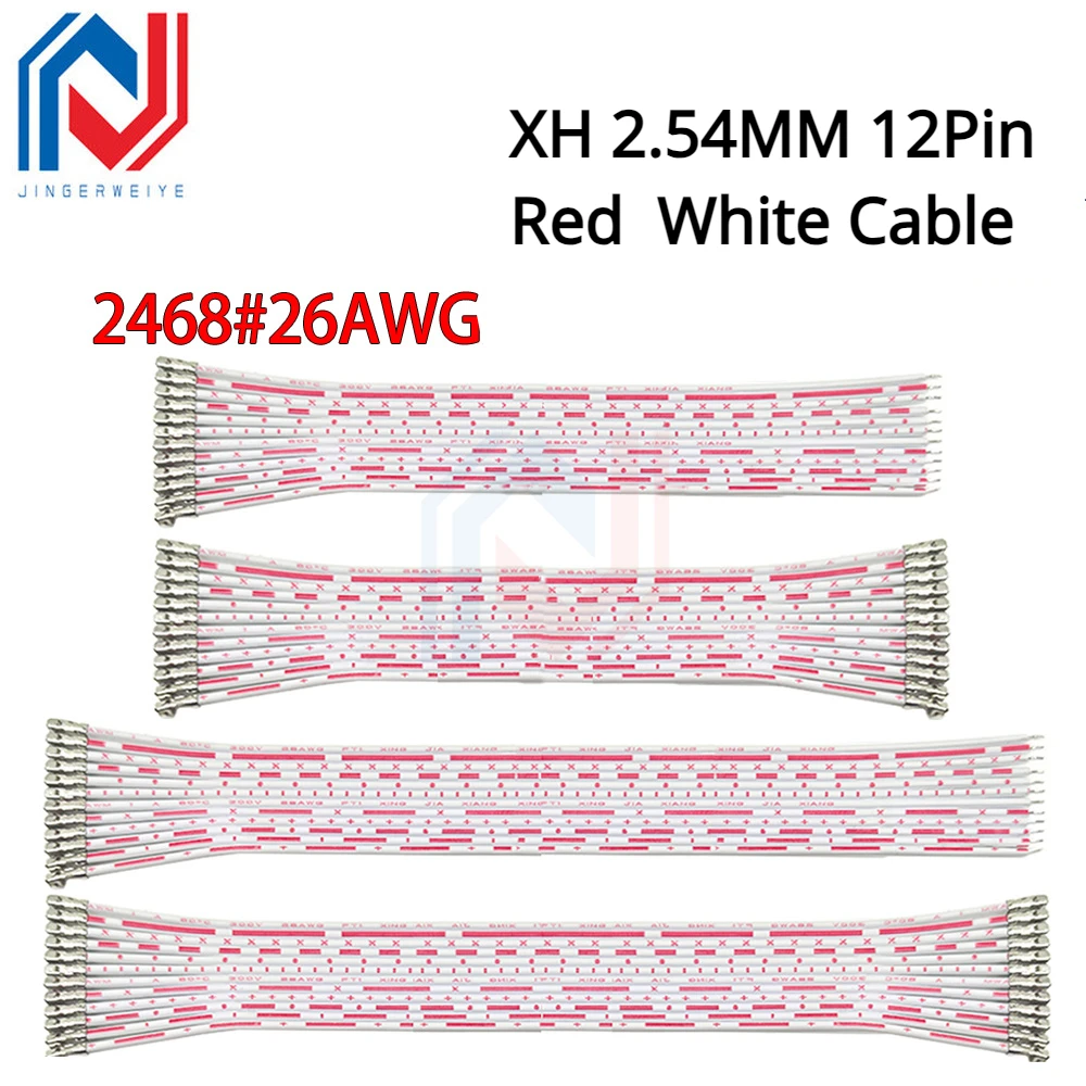 XH 2. 54MM 12pin Red and White Cable Double-Headed Pressing Terminal Plug Shell 10/20/30/40cm/50cm-1 M Cable Connection
XH 2. 54MM 12pin Red and White Cable Double-Headed Pressing Terminal Plug Shell 10/20/30/40cm/50cm-1 M Cable Connection