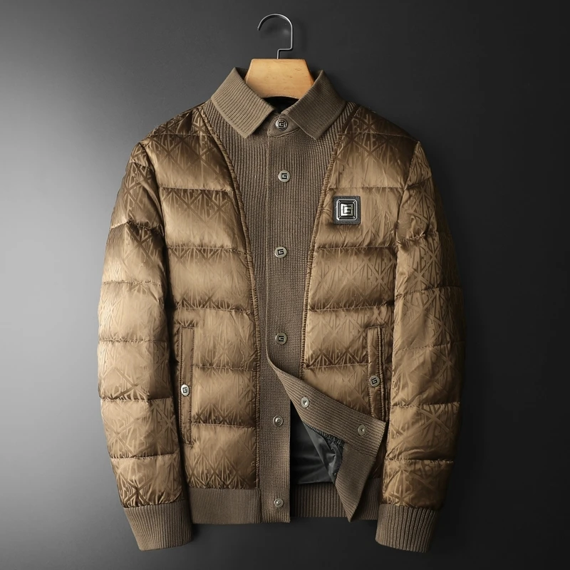 Top Quality Winter Jackets Stand Collar Bright Duck Down Jacket Men Parka Duck Down Jacket Men Lapel Warm Jacket Men Clothing
Top Quality Winter Jackets Stand Collar Bright Duck Down Jacket Men Parka Duck Down Jacket Men Lapel Warm Jacket Men Clothing