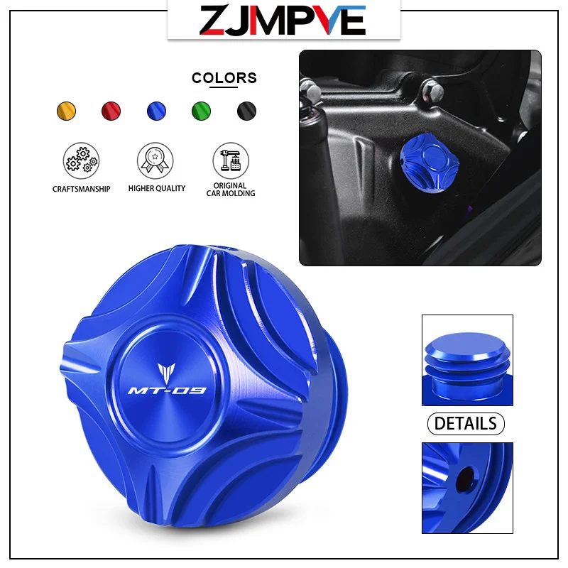 For MT-09 FZ-09 FZ-09 SP MT-01 mt-09 mt-01 Motorcycle Engine Oil Filler Cap Screw CNC Aluminum Oil Plug Cover Bolts Protection
For MT-09 FZ-09 FZ-09 SP MT-01 mt-09 mt-01 Motorcycle Engine Oil Filler Cap Screw CNC Aluminum Oil Plug Cover Bolts Protection