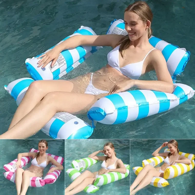 1Pcs 123×120cm 4-Tube PVC Striped Inflatable Hammock Floating Mat for Adults Swimming Pool Party Loungers Beds Beach Water Sofa
1Pcs 123×120cm 4-Tube PVC Striped Inflatable Hammock Floating Mat for Adults Swimming Pool Party Loungers Beds Beach Water Sofa