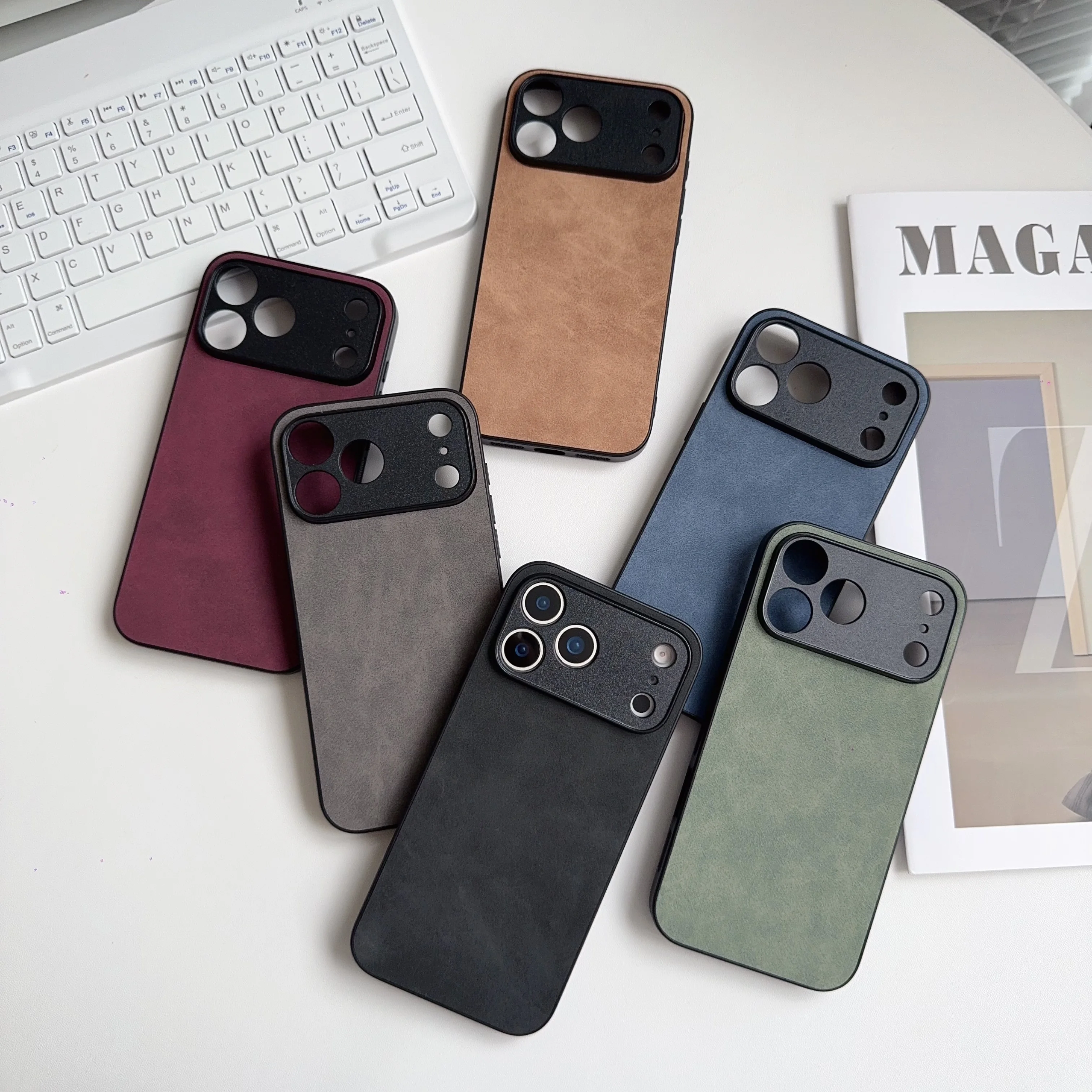 Shockproof Sheepskin Leather Matte Phone Case For iPhone 17 Pro Max 16 15 14 13, Slim Precise Camera Protection Cover Conque
Shockproof Sheepskin Leather Matte Phone Case For iPhone 17 Pro Max 16 15 14 13, Slim Precise Camera Protection Cover Conque