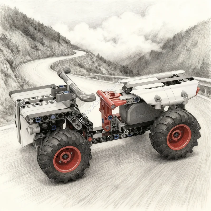 202 детали MOC Технический квадроцикл: Альтернативная модель, конструктор, развивающая игрушка, креативная идея, образовательный набор, рождественский подарок, кирпичики
202 детали MOC Технический квадроцикл: Альтернативная модель, конструктор, развивающая игрушка, креативная идея, образовательный набор, рождественский подарок, кирпичики