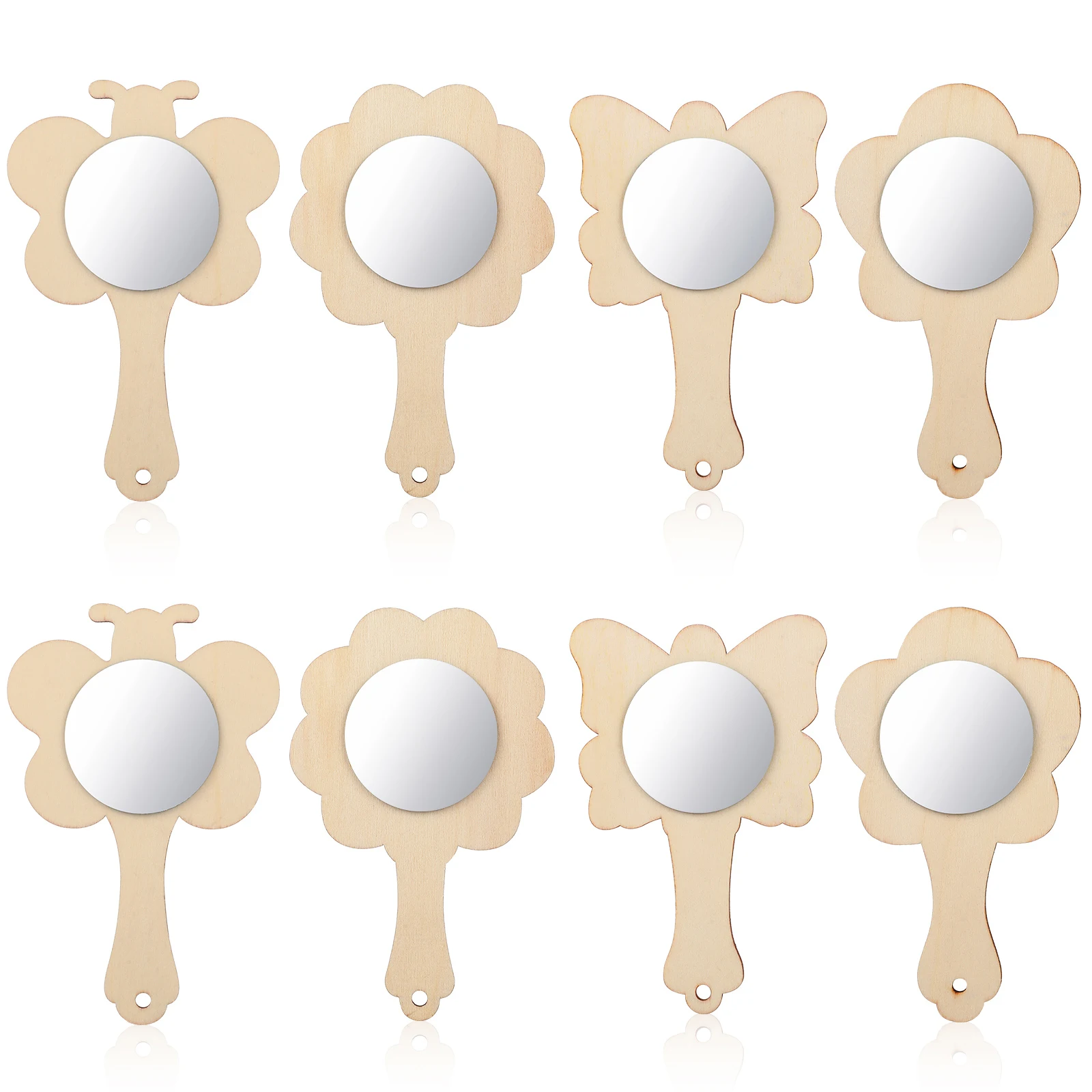 18 Pcs Small Handheld Mirror Toys Coloring Portable Crafts Mini Painting Mirrors Baby Wood Material Unfinished DIY
18 Pcs Small Handheld Mirror Toys Coloring Portable Crafts Mini Painting Mirrors Baby Wood Material Unfinished DIY