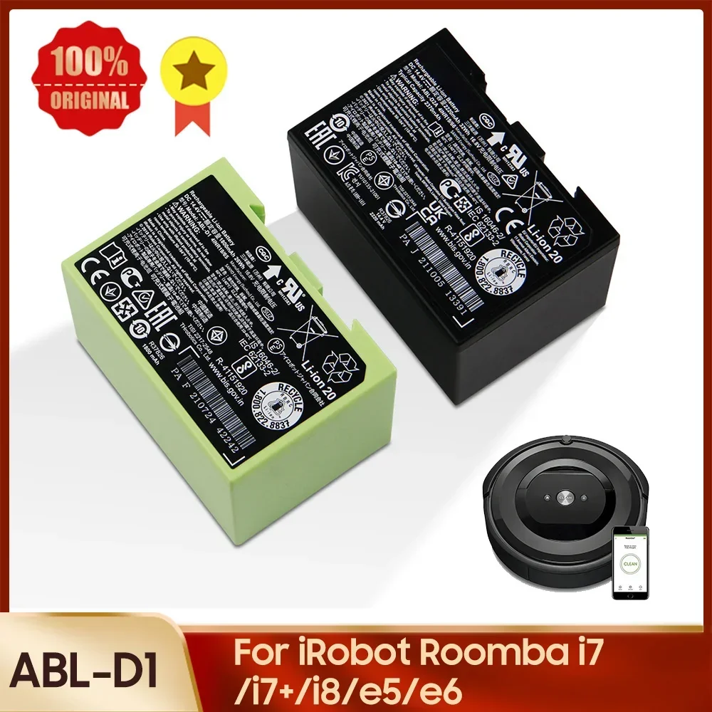 Сменный аккумулятор ABL-D1 для iRobot Roomba i7 i7+ i8 e5 e6 e6198 e 515020 i7158 i4 7550 e5154 Высококачественные аккумуляторы с инструментом
Сменный аккумулятор ABL-D1 для iRobot Roomba i7 i7+ i8 e5 e6 e6198 e 515020 i7158 i4 7550 e5154 Высококачественные аккумуляторы с инструментом