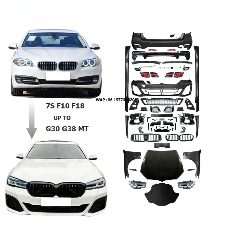 Body Kit for 5 Series F10 F18 Old to New G30 G38 LCI MT NO CUTTING Style PP Car Accessories Car Bumpers Auto Tuning Parts
Body Kit for 5 Series F10 F18 Old to New G30 G38 LCI MT NO CUTTING Style PP Car Accessories Car Bumpers Auto Tuning Parts