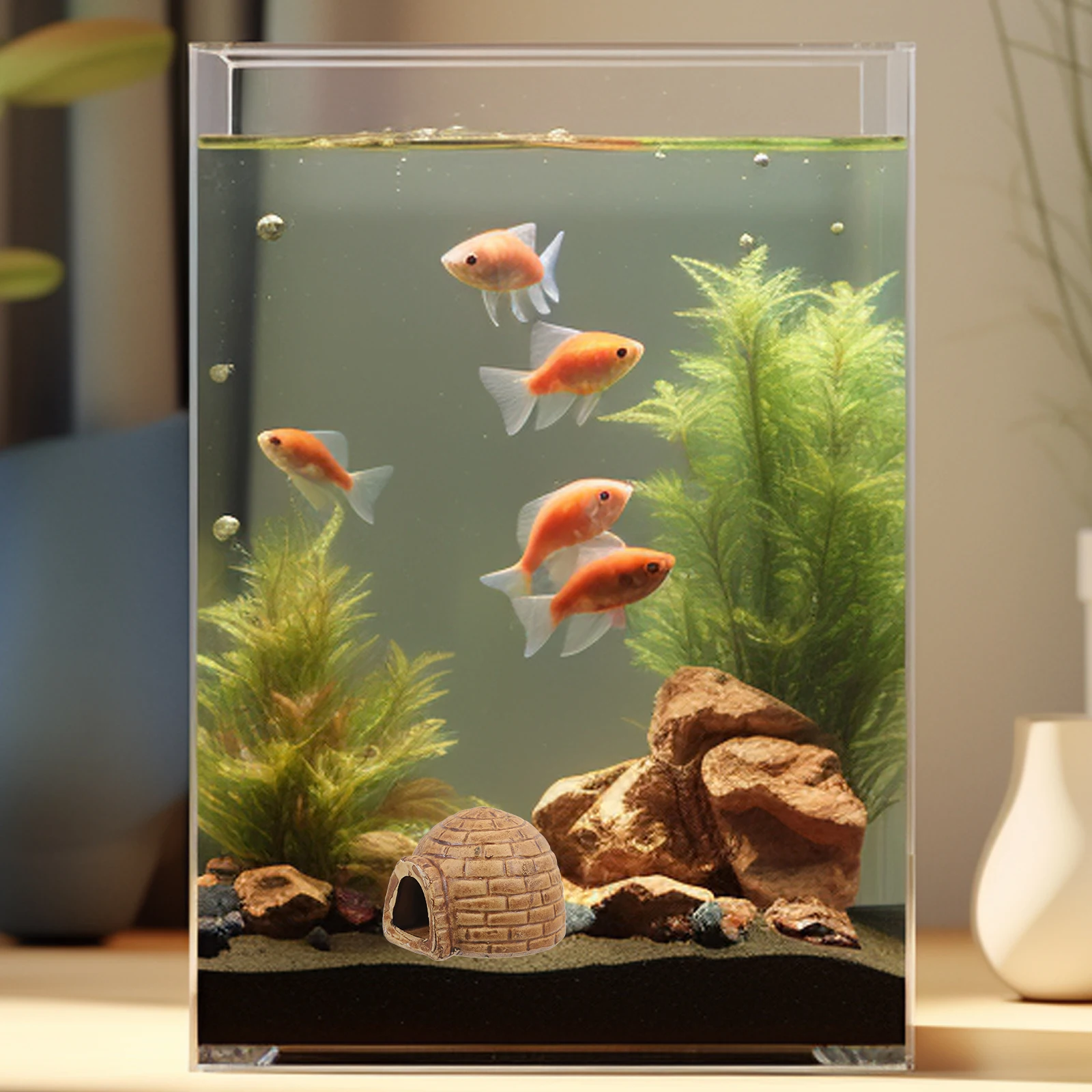 Ceramic Fish Shrimp Cave Shelter Aquarium Cichlid Hide Betta House Reptile Logs Tank Decorations Shrimp Breeding Hides Safe
Ceramic Fish Shrimp Cave Shelter Aquarium Cichlid Hide Betta House Reptile Logs Tank Decorations Shrimp Breeding Hides Safe