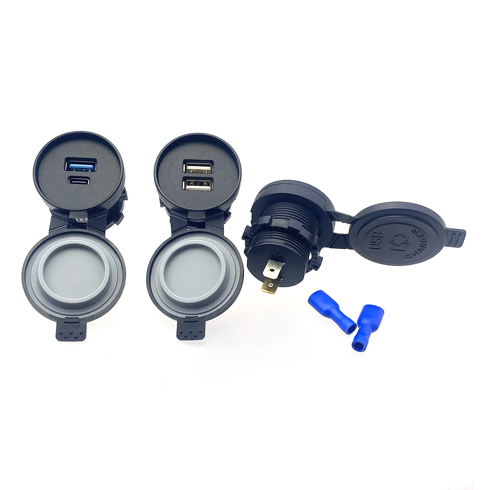 Dual PD3.0 Type C USB Fast Charging Socket Car USB C Power Supply Car Ship Motorcycle Waterproof Charging Adapter Socket 12-24V
Dual PD3.0 Type C USB Fast Charging Socket Car USB C Power Supply Car Ship Motorcycle Waterproof Charging Adapter Socket 12-24V