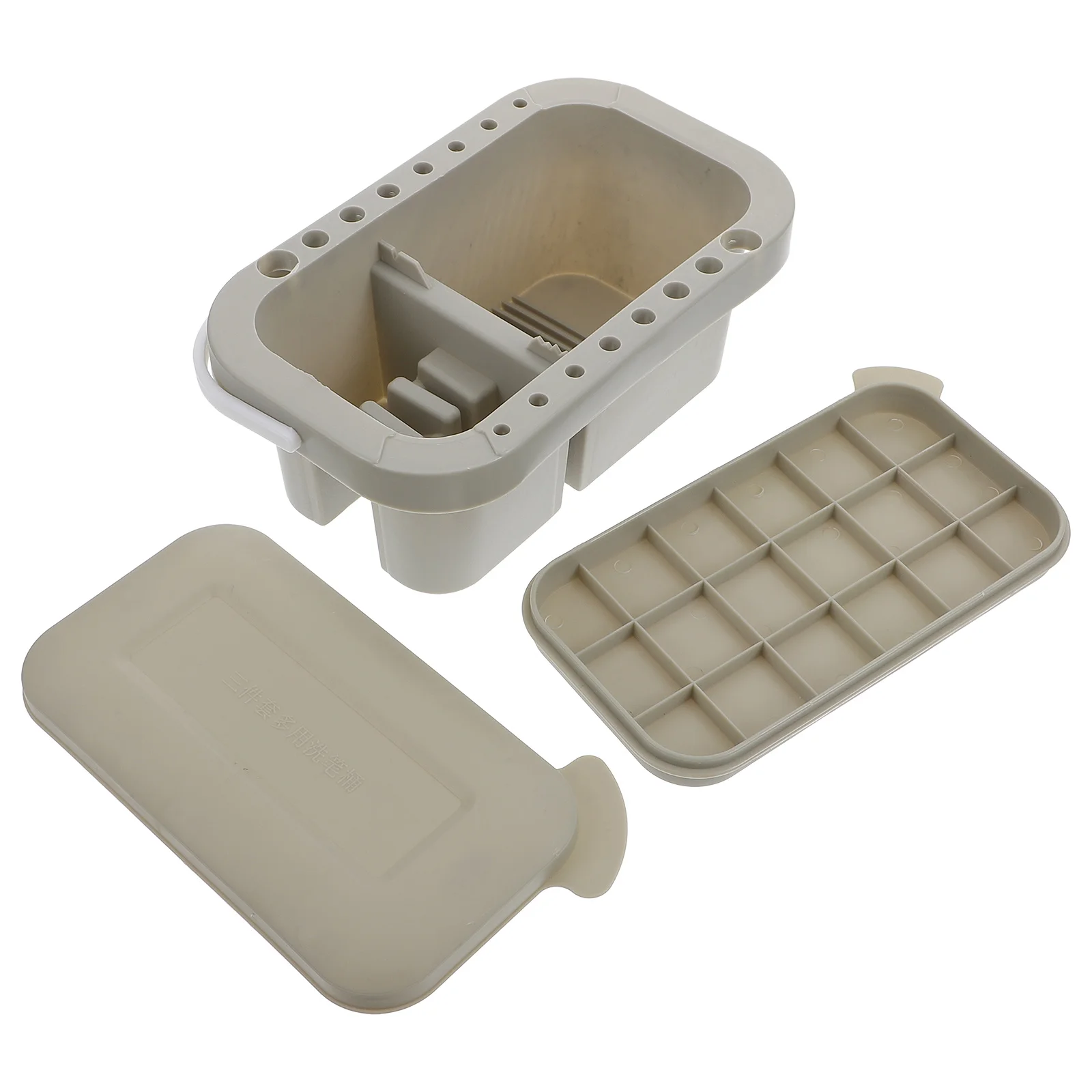Plastic Painting Bucket Palette Brush Washer Cleaning Tool Compact Portable Foldable Easy Storage Supplies
Plastic Painting Bucket Palette Brush Washer Cleaning Tool Compact Portable Foldable Easy Storage Supplies