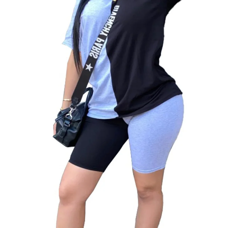 Женский комплект с контрастными цветами: облегающий, повседневный, сексуальный
Женский комплект с контрастными цветами: облегающий, повседневный, сексуальный