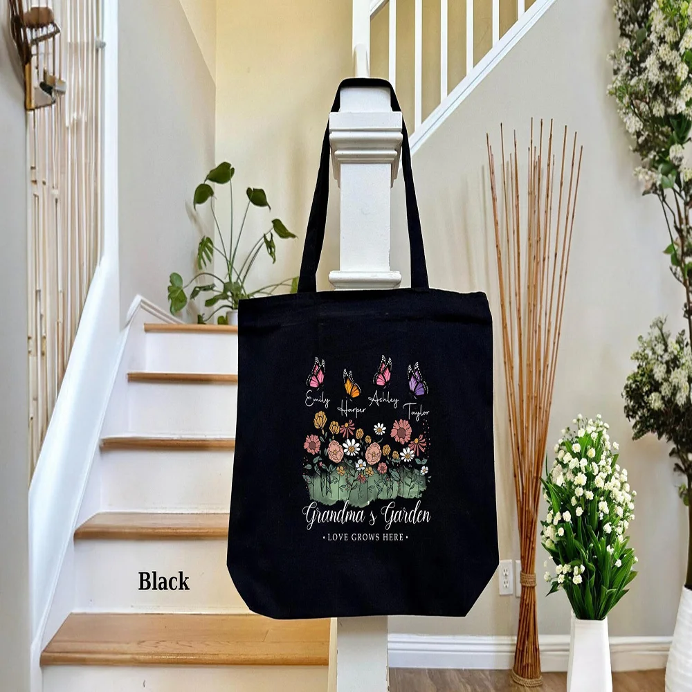 Personalized Floral Grandma Tote Bag Custom Name Lightweight Foldable Canvas Hot Sale for Daily Use Beach Grocery
Personalized Floral Grandma Tote Bag Custom Name Lightweight Foldable Canvas Hot Sale for Daily Use Beach Grocery