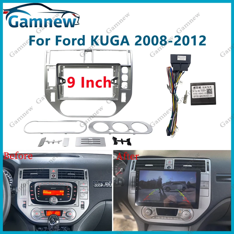 9 Inch Car Frame Fascia Canbus Box Adapter Android Radio Audio Panel Kit For Ford Kuga 2008-2013
9 Inch Car Frame Fascia Canbus Box Adapter Android Radio Audio Panel Kit For Ford Kuga 2008-2013