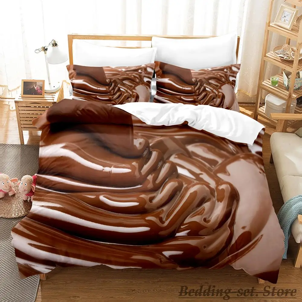 2023 Chocolate Pattern Bedding Set Single Twin Full Queen King Size Bed Set Adult Kid Bedroom Duvetcover Sets Anime Bed
2023 Chocolate Pattern Bedding Set Single Twin Full Queen King Size Bed Set Adult Kid Bedroom Duvetcover Sets Anime Bed