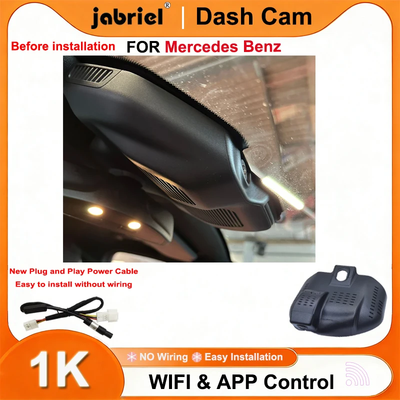 Dash Cam Camera DVR 1K 1080P Wifi Plug and Play Car DVR Video Recorder for Mercedes C260L 2021 2022 2023 DashCam
Dash Cam Camera DVR 1K 1080P Wifi Plug and Play Car DVR Video Recorder for Mercedes C260L 2021 2022 2023 DashCam