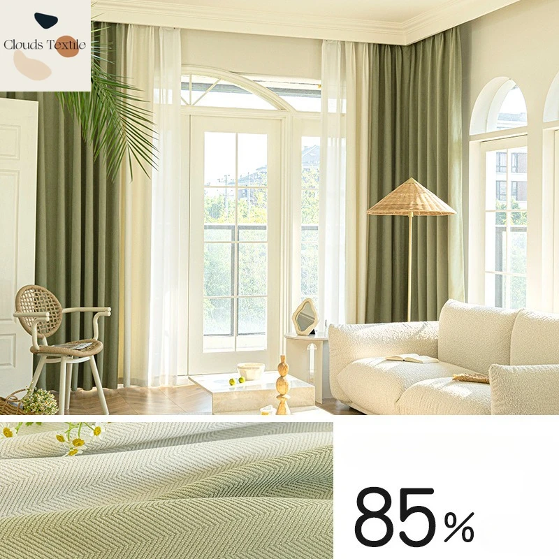 Custom Size!!French Herringbone Chenille Thickened Elegant Fashion High-blackout Curtains for Living Dining Room Bedroom Decor
Custom Size!!French Herringbone Chenille Thickened Elegant Fashion High-blackout Curtains for Living Dining Room Bedroom Decor