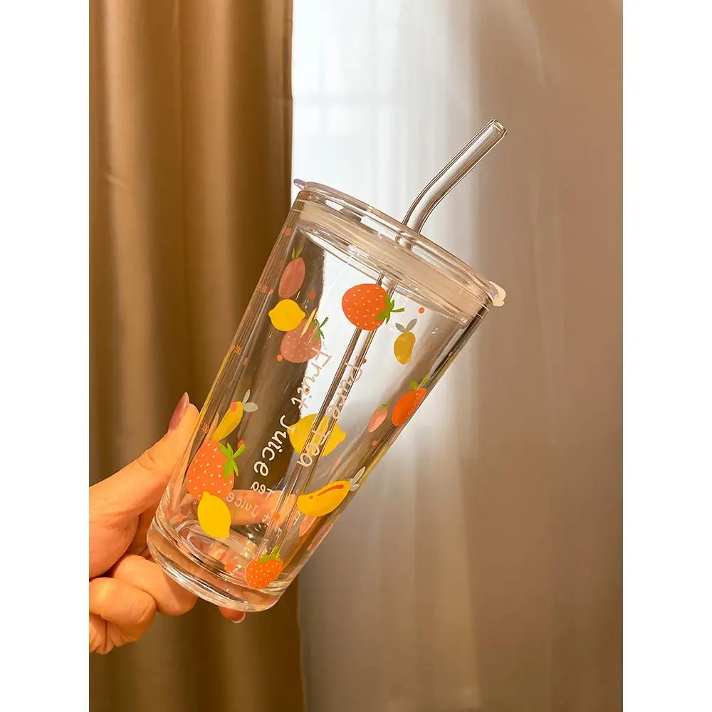 HaoZun Glass Cup with Straw for Coffee Milk Juice Water Single Layer round Shape Antibacterial Cup for Women High Aesthetic V...
HaoZun Glass Cup with Straw for Coffee Milk Juice Water Single Layer round Shape Antibacterial Cup for Women High Aesthetic V...