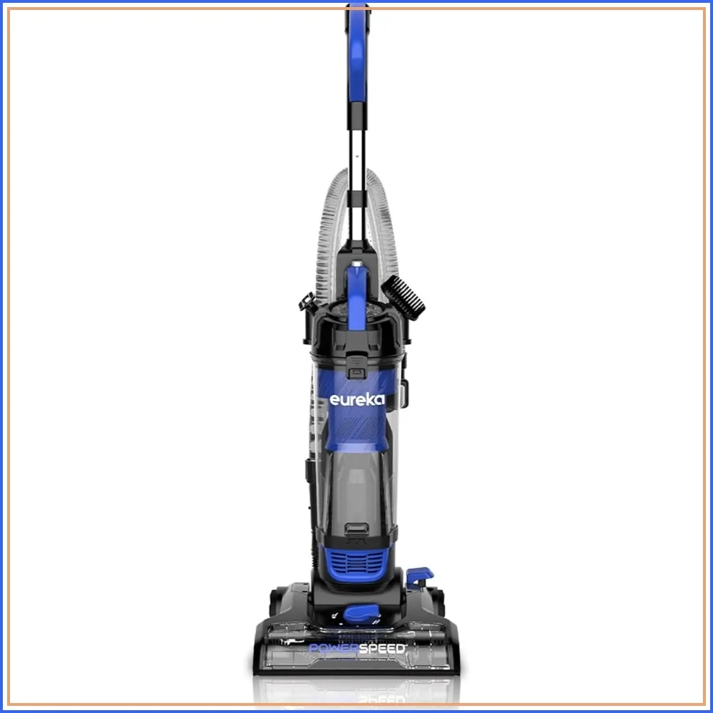 Lightweight Powerful Upright Vacuum for Carpet and Hard Floor, 5 Height Settings, New Cyclone Tech, Blue/Black
Lightweight Powerful Upright Vacuum for Carpet and Hard Floor, 5 Height Settings, New Cyclone Tech, Blue/Black