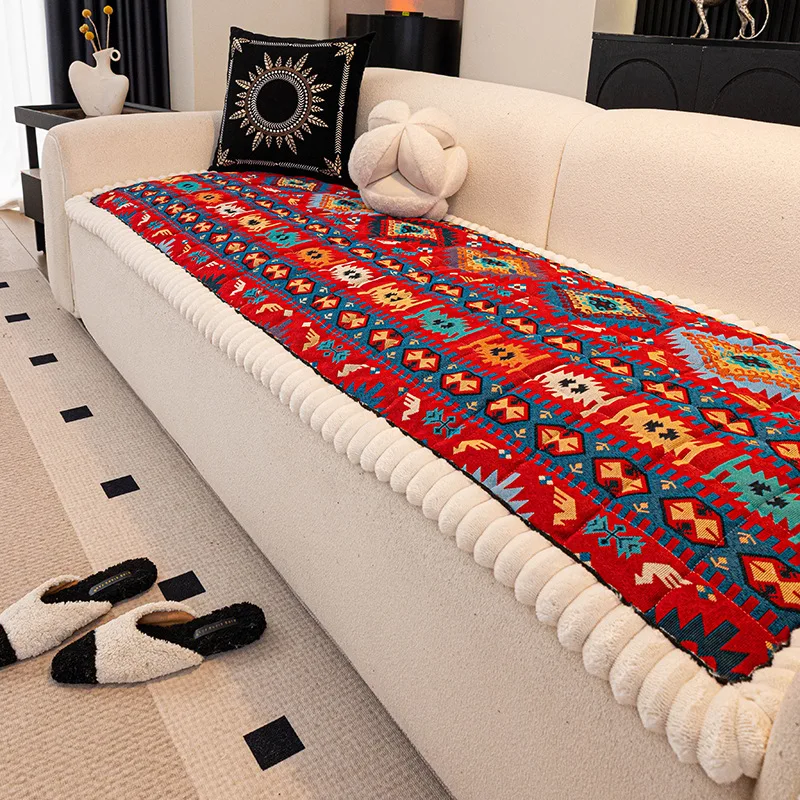 Sofa Cover Thickened Bohemian Wind Non-slip in Autumn and Winter New Simple and Advanced Ethnic Wind Seat Cover
Sofa Cover Thickened Bohemian Wind Non-slip in Autumn and Winter New Simple and Advanced Ethnic Wind Seat Cover