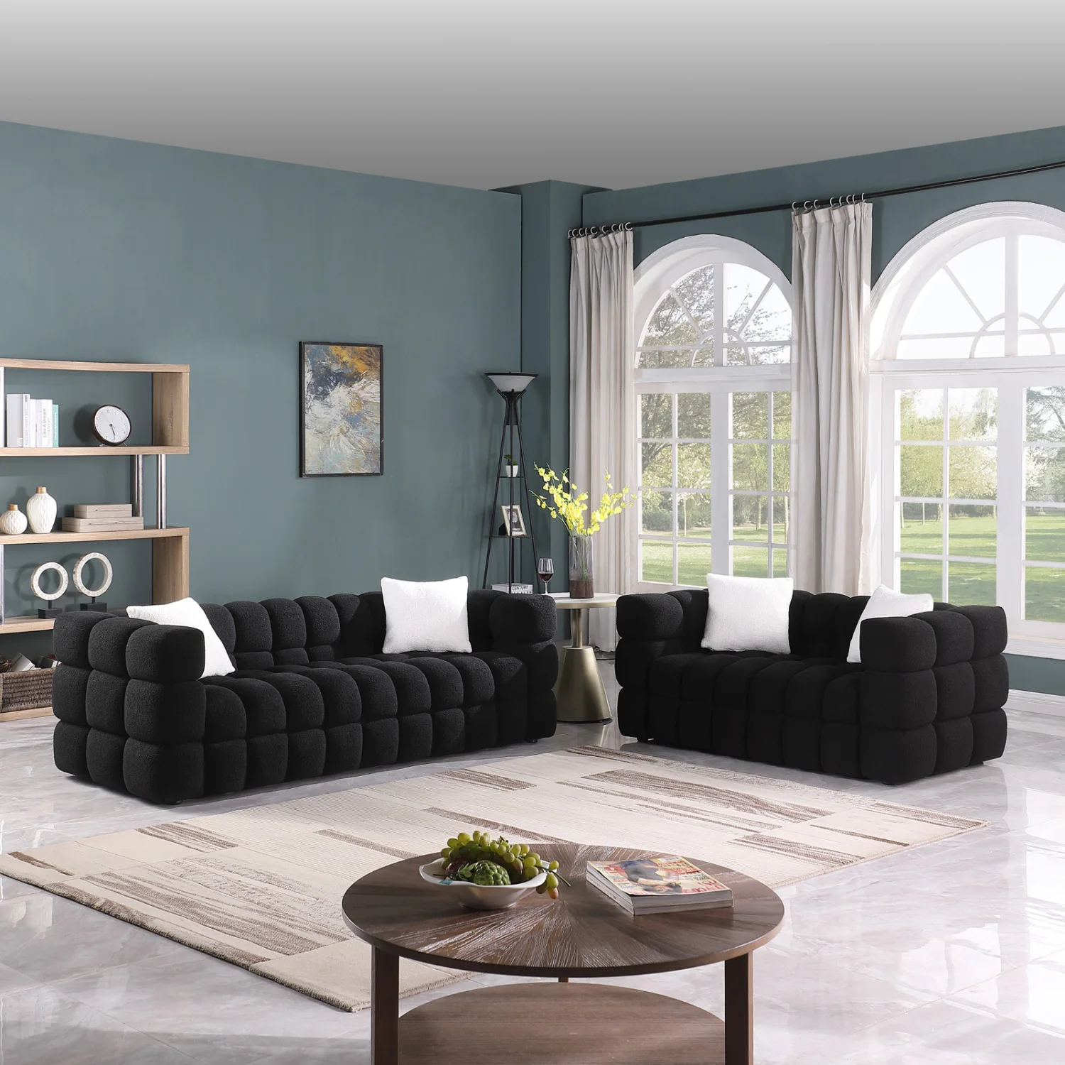 84.3/62.2 length ,35.83" deepth ,human body structure for USA people, marshmallow sofa,boucle sofa ,White color,3 seater. sofa a
84.3/62.2 length ,35.83" deepth ,human body structure for USA people, marshmallow sofa,boucle sofa ,White color,3 seater. sofa a