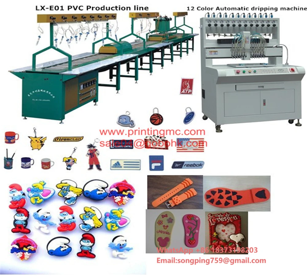 Automatic 12 color pvc rubber label/logo making machine with CE
Automatic 12 color pvc rubber label/logo making machine with CE