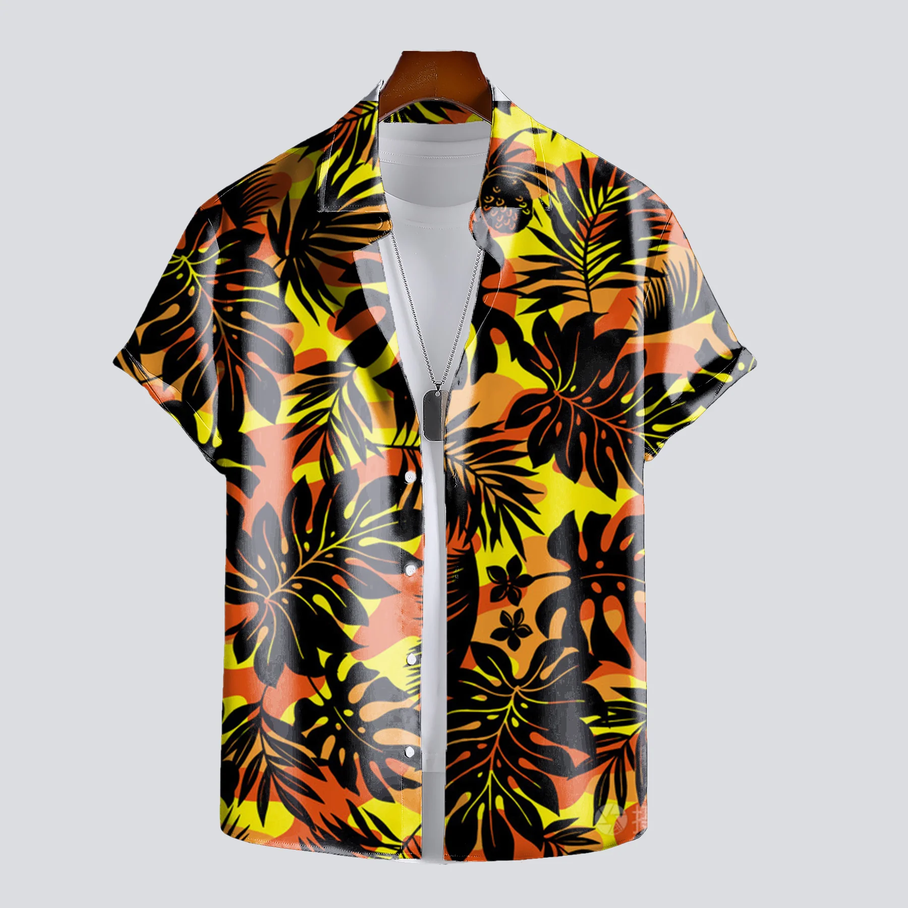New Men's Summer 3D Printed Tropical Plants Pattern Hawaiian Shirt Casual Printed Floral Short Sleeve Hawaiian Tropical Tops
New Men's Summer 3D Printed Tropical Plants Pattern Hawaiian Shirt Casual Printed Floral Short Sleeve Hawaiian Tropical Tops