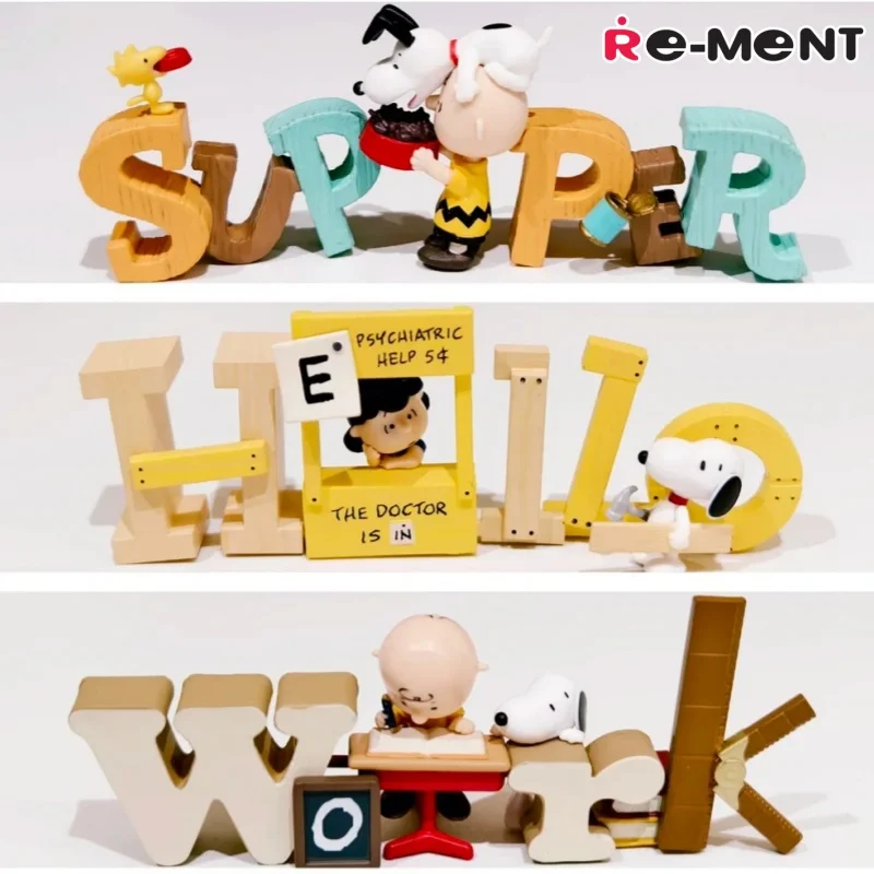 Re-Ment Original 6pcs Snoopy Collection Of Words 3 It'S Joyful Time! Toys Gift Collectible Model Ornaments Birthday Gift Toy
Re-Ment Original 6pcs Snoopy Collection Of Words 3 It'S Joyful Time! Toys Gift Collectible Model Ornaments Birthday Gift Toy
