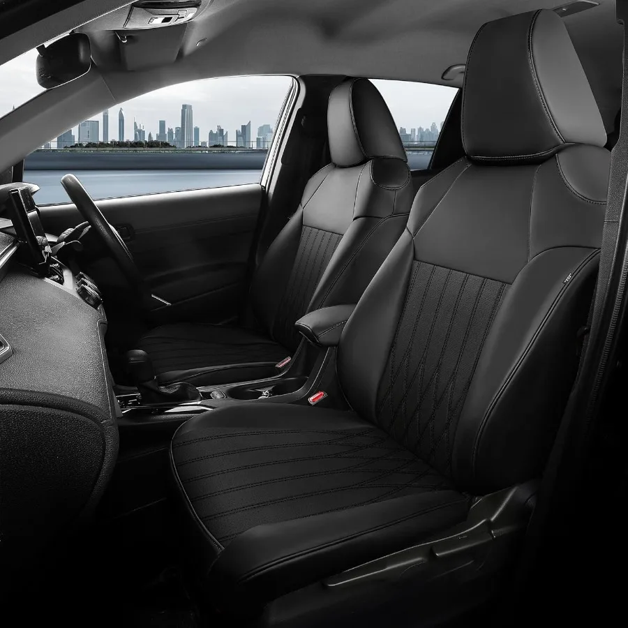 Seat Covers for Corolla Sedan L LE 2020 2021 2022 Custom Fit Luxury Faux Leather Car Seat Covers Full Set Waterproof Black
Seat Covers for Corolla Sedan L LE 2020 2021 2022 Custom Fit Luxury Faux Leather Car Seat Covers Full Set Waterproof Black