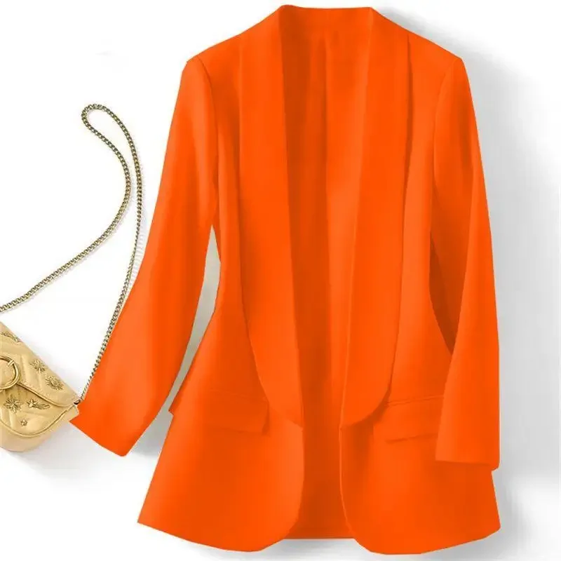 Women Fashion Office Wear Open Blazer Coat Long Sleeves Suit Jacket Female Outerwear Chic Tops 2025 New Spring Autumn Lady Coat
Women Fashion Office Wear Open Blazer Coat Long Sleeves Suit Jacket Female Outerwear Chic Tops 2025 New Spring Autumn Lady Coat
