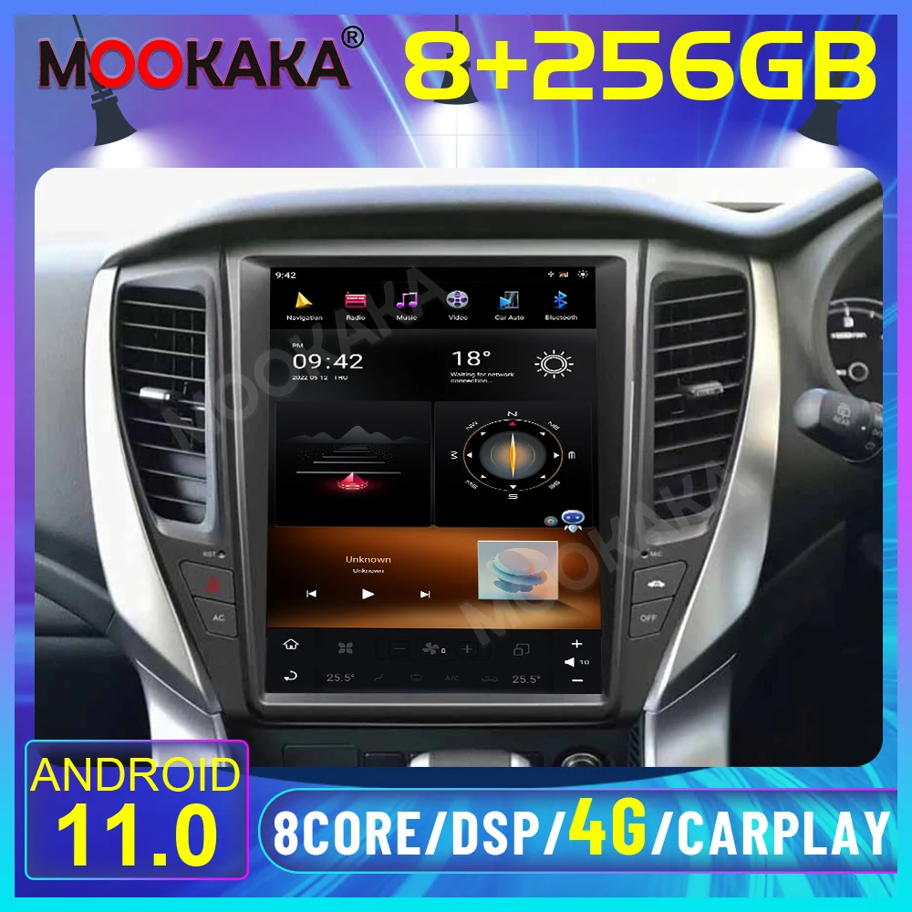 Android 11.0 8+256GB Qualcomm cota-core Tesla Screen For Mitsubishi Pajero 2018-2022 car radio Car Radio Player GPS Stereo Unit
Android 11.0 8+256GB Qualcomm cota-core Tesla Screen For Mitsubishi Pajero 2018-2022 car radio Car Radio Player GPS Stereo Unit