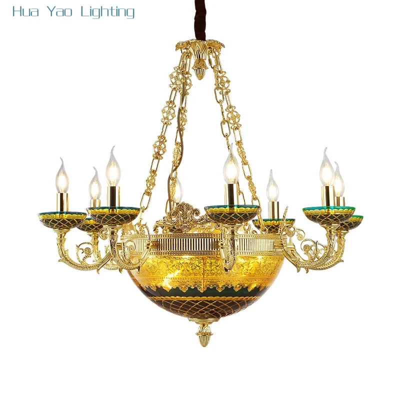 French Copper Chandelier Luxury Golden Chandelier Indoor Hall Villa Hotel Decorative Chandelier
French Copper Chandelier Luxury Golden Chandelier Indoor Hall Villa Hotel Decorative Chandelier