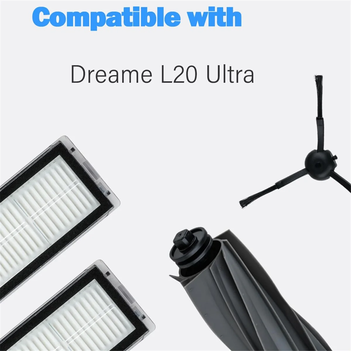 Accessories Kit for Dreame L20 Ultra / L30 Ultra / X20 Pro Robot Vacuum Main Side Brush HEPA Filter Mop Pad Dust Bag
Accessories Kit for Dreame L20 Ultra / L30 Ultra / X20 Pro Robot Vacuum Main Side Brush HEPA Filter Mop Pad Dust Bag