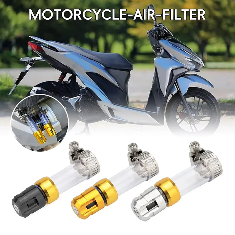 2Pcs Air Filter Drain Pipe Aluminum Alloy Head Plug Exhaust Pipe Plugs Motorcycle Modification Accessories PCX150 PCX160 ADV150
2Pcs Air Filter Drain Pipe Aluminum Alloy Head Plug Exhaust Pipe Plugs Motorcycle Modification Accessories PCX150 PCX160 ADV150