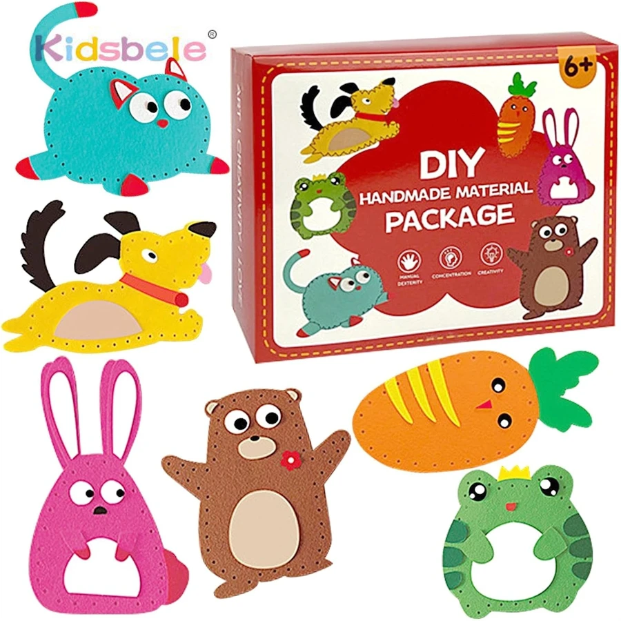 6 шт., набор для шитья своими руками для детей, мелкая моторика, подвеска с изображением животных ручной работы, обучающая игра для малышей, вечерние игры, рождественский подарок
6 шт., набор для шитья своими руками для детей, мелкая моторика, подвеска с изображением животных ручной работы, обучающая игра для малышей, вечерние игры, рождественский подарок