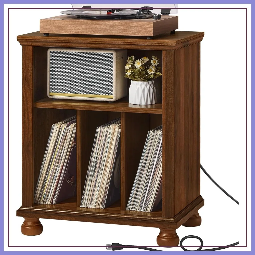 24" Mid-Century Record Player Stand with Charging Station, Holds Up to 200 Albums, Large Wood Turntable Cabinet for Living Room
24" Mid-Century Record Player Stand with Charging Station, Holds Up to 200 Albums, Large Wood Turntable Cabinet for Living Room