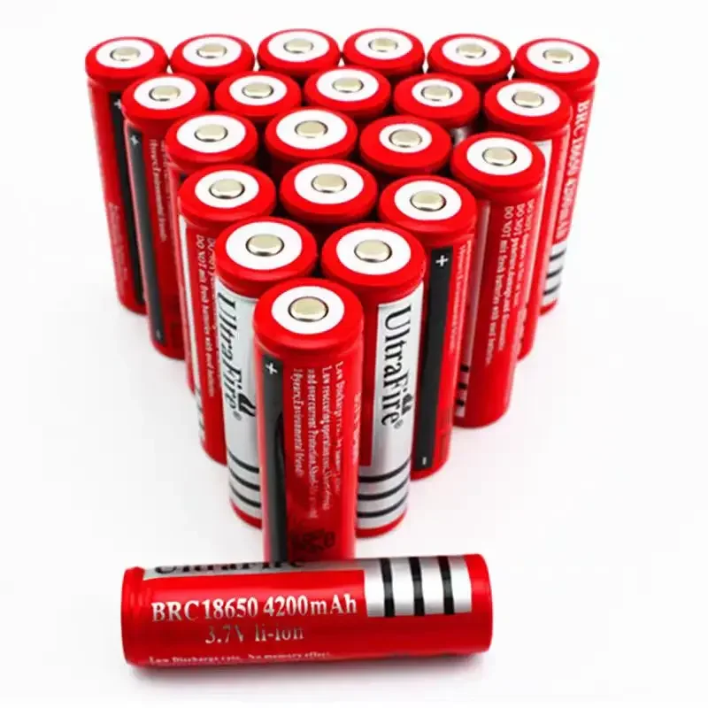 New 18650 rechargeable lithium-ion battery 3.7V 4200mAh suitable for LED flashlights, headlights, laser lights
New 18650 rechargeable lithium-ion battery 3.7V 4200mAh suitable for LED flashlights, headlights, laser lights