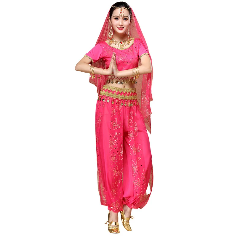 New Bollywood Indian Belly Dance Suits for Women Oriental Dancing Clothes Performance Stage Egyptian Costumes for Girls Wear
New Bollywood Indian Belly Dance Suits for Women Oriental Dancing Clothes Performance Stage Egyptian Costumes for Girls Wear