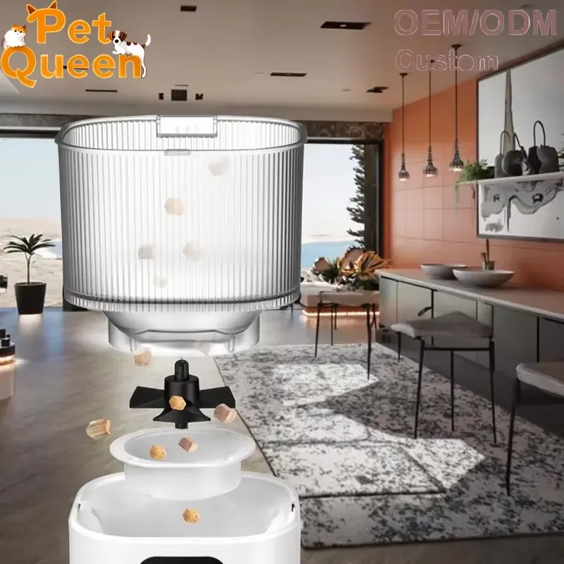 Two Way Audio Smart Feeder with 360° Camera Motion Detection Alert Real Time Video APP for Pets
Two Way Audio Smart Feeder with 360° Camera Motion Detection Alert Real Time Video APP for Pets