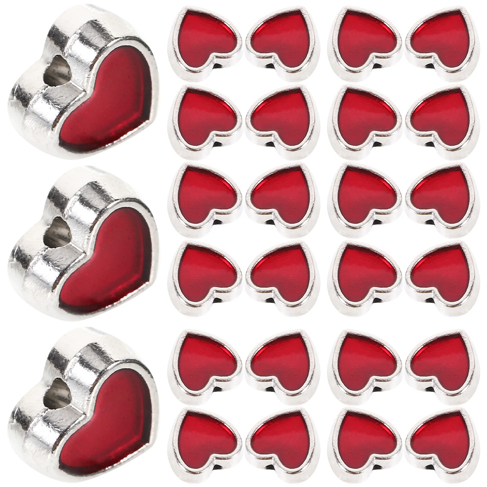 100 Pcs Shape Spacer Beads for Jewelry Making Necklace Bracelet Kits Bead Bracelet Kit Wear Resistant Alloy Red
100 Pcs Shape Spacer Beads for Jewelry Making Necklace Bracelet Kits Bead Bracelet Kit Wear Resistant Alloy Red