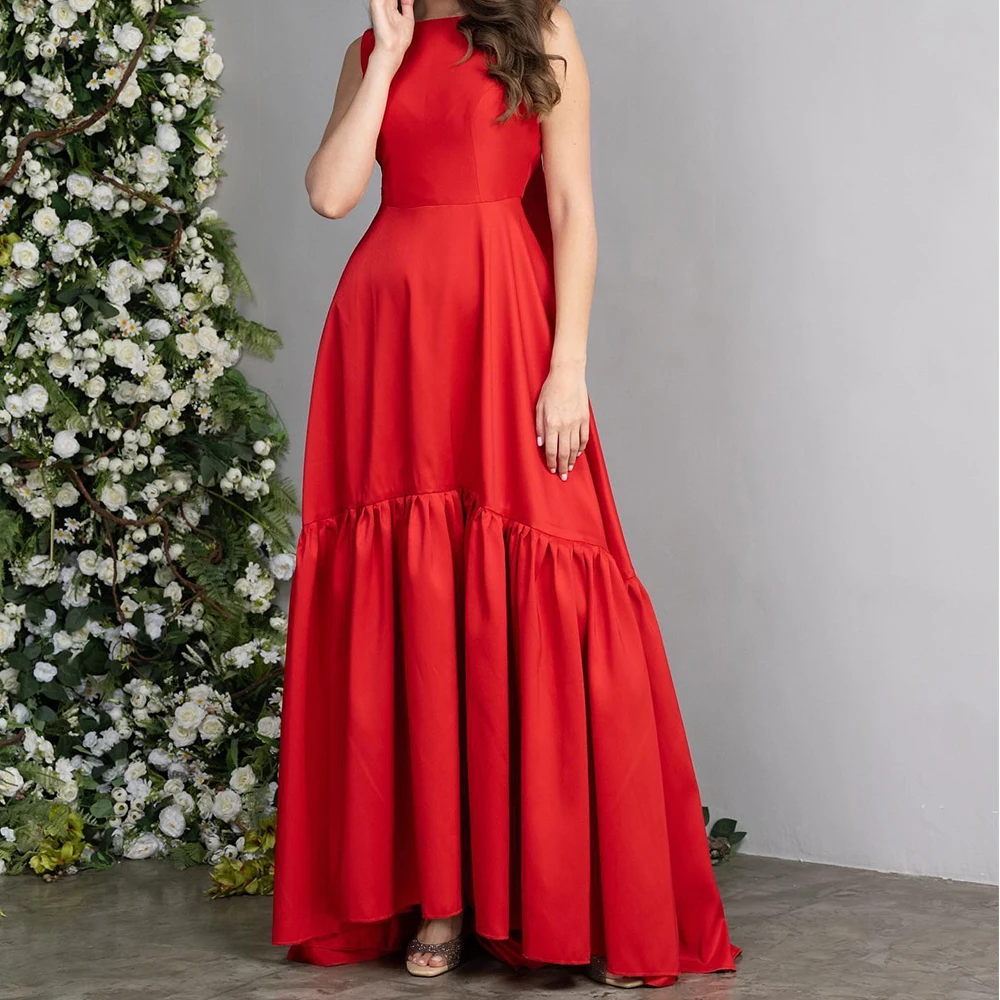 Temperament A-Line Floor Length Crew neck Jersey Sleeveless Pleats Evening Dress Fashion Photo Color فساتين سهره نسائيه فخمة
Temperament A-Line Floor Length Crew neck Jersey Sleeveless Pleats Evening Dress Fashion Photo Color فساتين سهره نسائيه فخمة