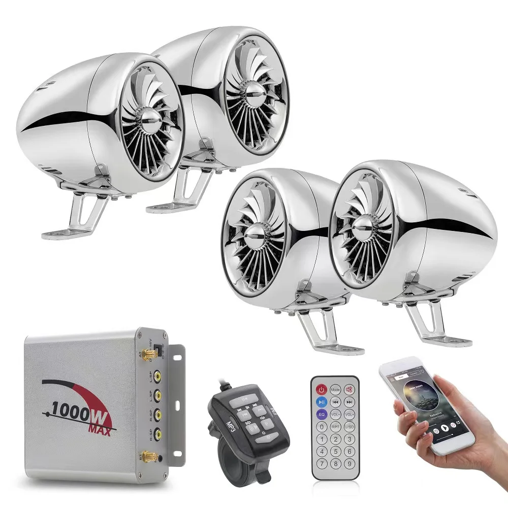 Multimedia Power Amplifier System With Radio Waterproof Four-channel Motorcycle Speaker
Multimedia Power Amplifier System With Radio Waterproof Four-channel Motorcycle Speaker