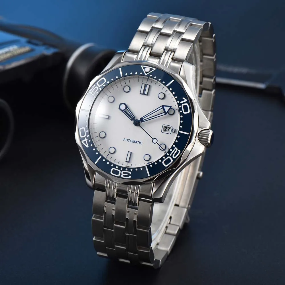 41mm Men's Automatic Mechanical Sports Watch 2813 Movement Stainless Steel Brushed Case Business Waterproof Watch
41mm Men's Automatic Mechanical Sports Watch 2813 Movement Stainless Steel Brushed Case Business Waterproof Watch