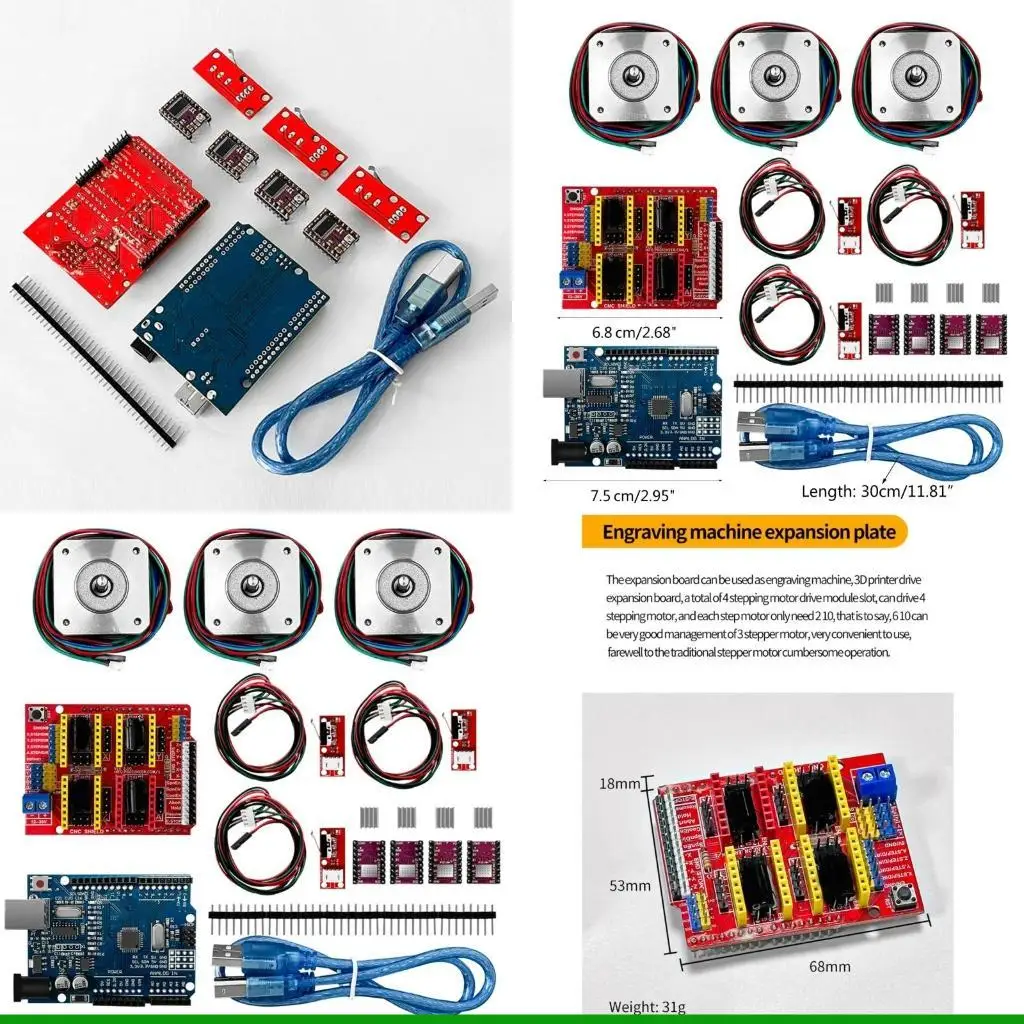 U55C Nema17 Stepper Motor 42 Motor+CNC Engraving Machine 3D Printer Parts-
U55C Nema17 Stepper Motor 42 Motor+CNC Engraving Machine 3D Printer Parts-