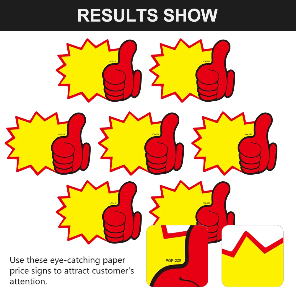 10Pcs Smooth White Cardboard Price Label Tags Supermarket Sale Signs Retail Burst Paper Tags Advertising Signs For Sales
10Pcs Smooth White Cardboard Price Label Tags Supermarket Sale Signs Retail Burst Paper Tags Advertising Signs For Sales