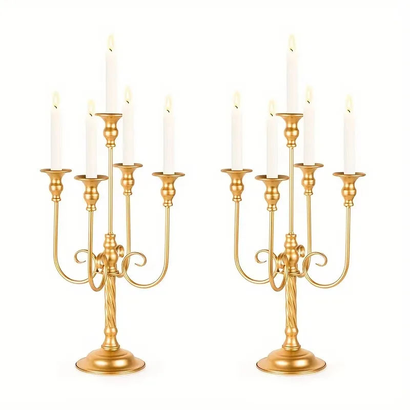 【2026】5 Candle Holders For Weddings, Banquet Events, 19.6 Inches High, Decoration For Weddings, Christmas, Halloween
【2026】5 Candle Holders For Weddings, Banquet Events, 19.6 Inches High, Decoration For Weddings, Christmas, Halloween