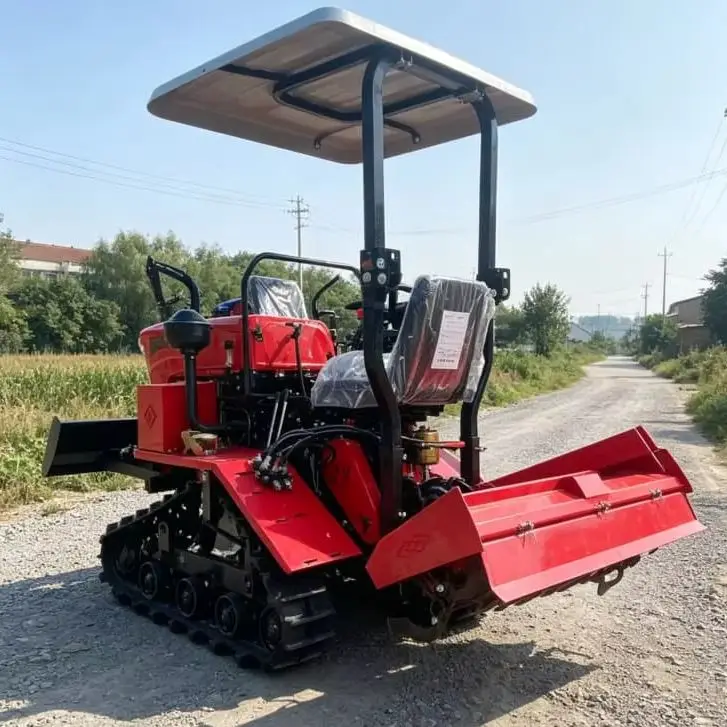 Customized Crawler rotary tiller, farm ploughing machine, rotary tillage tractor, energy-saving high-power micro tiller
Customized Crawler rotary tiller, farm ploughing machine, rotary tillage tractor, energy-saving high-power micro tiller
