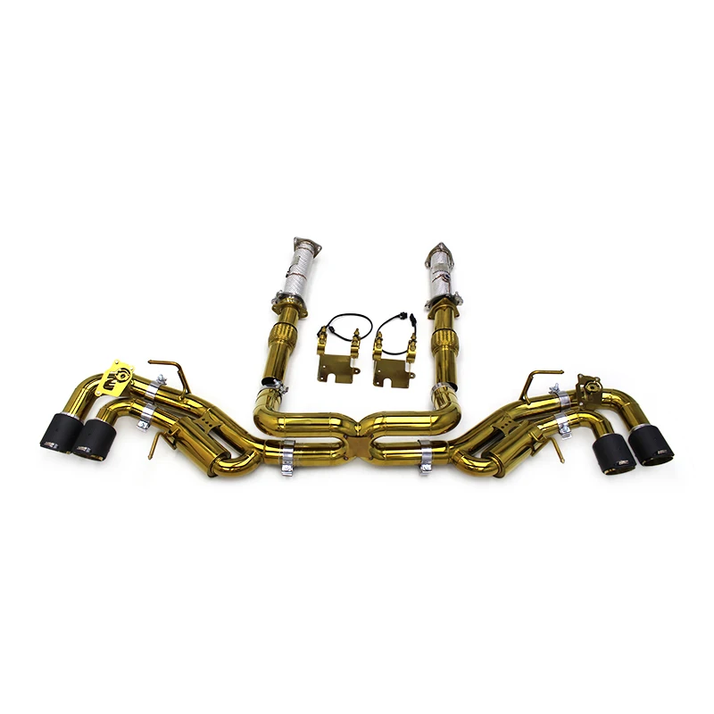 Custom Catback Exhaust Downpipe for Chevrolet CORVETTE C8 2019-2024 Gold Stainless Steel Pipe Muffler OEM Valved Exhaust System
Custom Catback Exhaust Downpipe for Chevrolet CORVETTE C8 2019-2024 Gold Stainless Steel Pipe Muffler OEM Valved Exhaust System